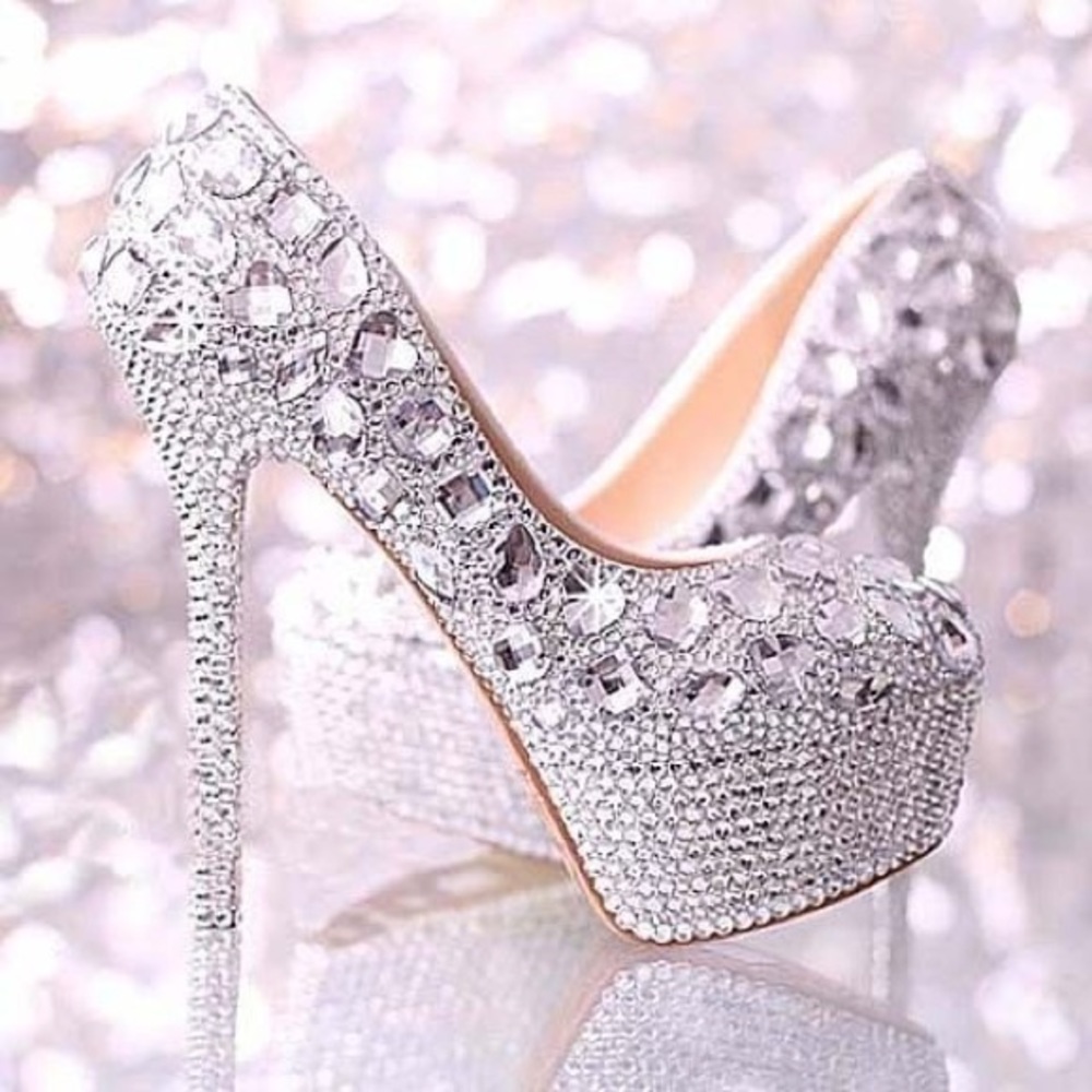 Custom dazzled jeweled shoes!!!